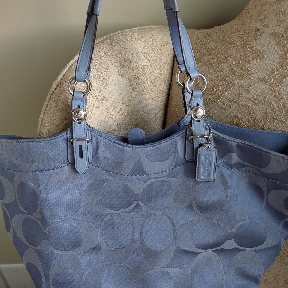 Coach Blue Shoulder Bag